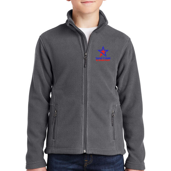 Port Authority Youth Value Fleece Jacket - Embroidered Logo Thumbnail