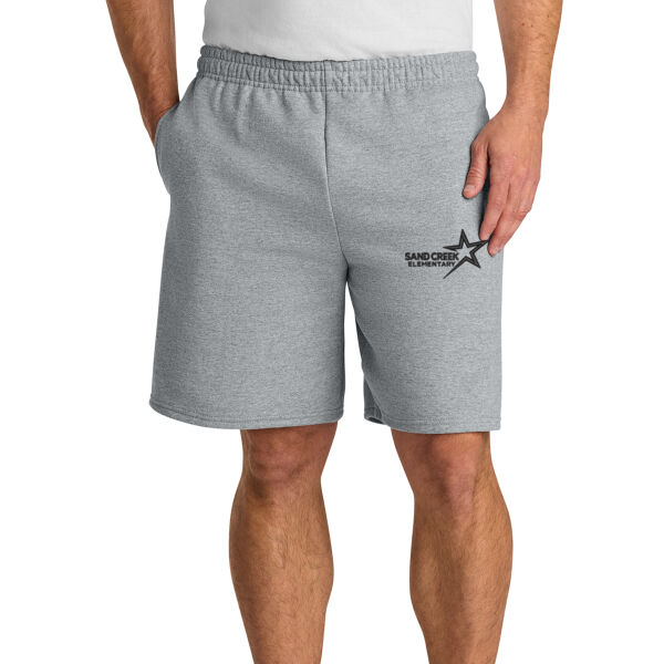 Jerzees Unisex NuBlend Pocketed Sweat Short - Embroidered Logo Thumbnail