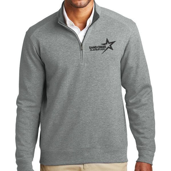 Port Authority Interlock 1/4 Zip - Embroidered Logo Thumbnail