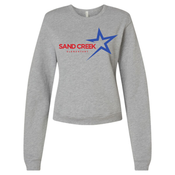 BELLA + CANVAS Sponge Fleece Crewneck Sweatshirt - Printed Logo Thumbnail