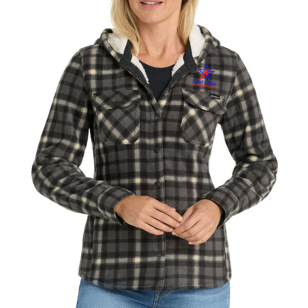 Eddie Bauer Womens Woodland Shirt Jac - Embroidered Logo Thumbnail