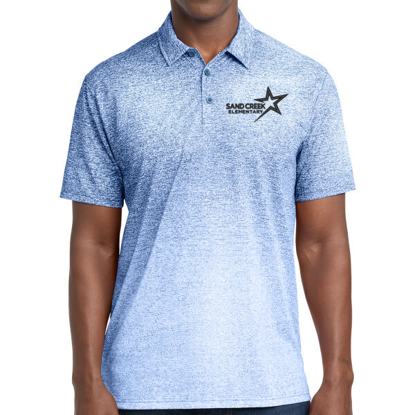 Sport Tek Ombre Heather Polo - Embroidered Logo Thumbnail