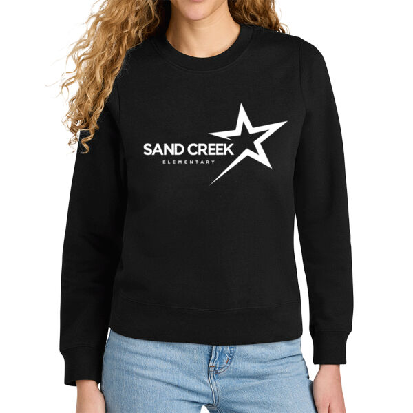 District Womens VIT Fleece Crew - Printed Logo Thumbnail