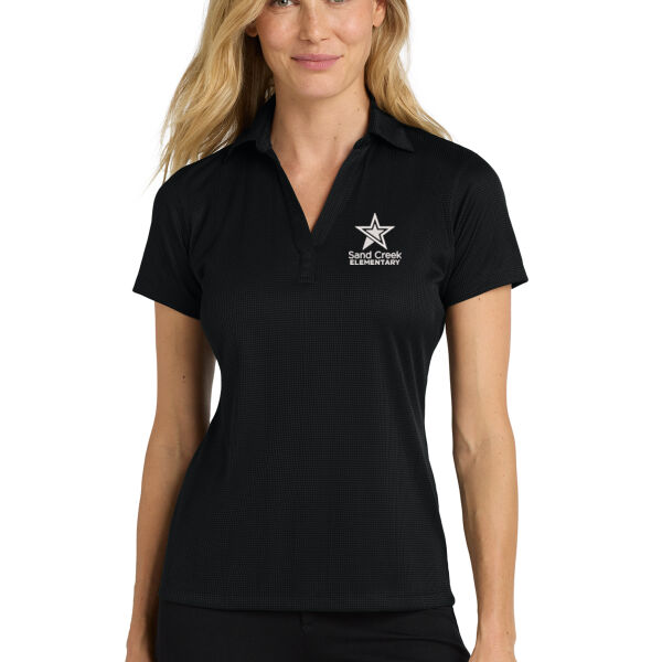 Port Authority Womens Performance Fine Jacquard Polo - Embroidered Logo Thumbnail