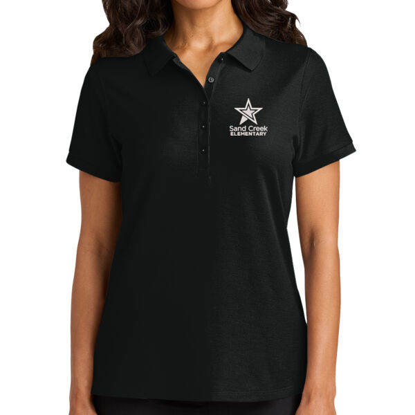 Port Authority Womens Wearever Signature Pique Polo - Embroidered Logo Thumbnail