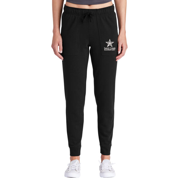 Sport Tek Womens PosiCharge TriBlend Wicking Fleece Jogger - Embroidered Logo Thumbnail