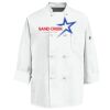 Eight Knot Button Chef Coat with Thermometer Pocket Thumbnail