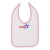 Infant Contrast Trim Premium Jersey Bib Thumbnail