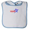 Infant Contrast Trim Terry Bib Thumbnail
