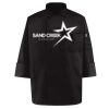 Black Knot Button Chef Coat Thumbnail
